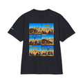Double Engine Blow heavyweight tee in navy, front