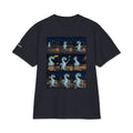 Bag in the Street heavyweight tee in navy, front
