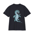 Nessie Solo heavyweight tee in navy, front